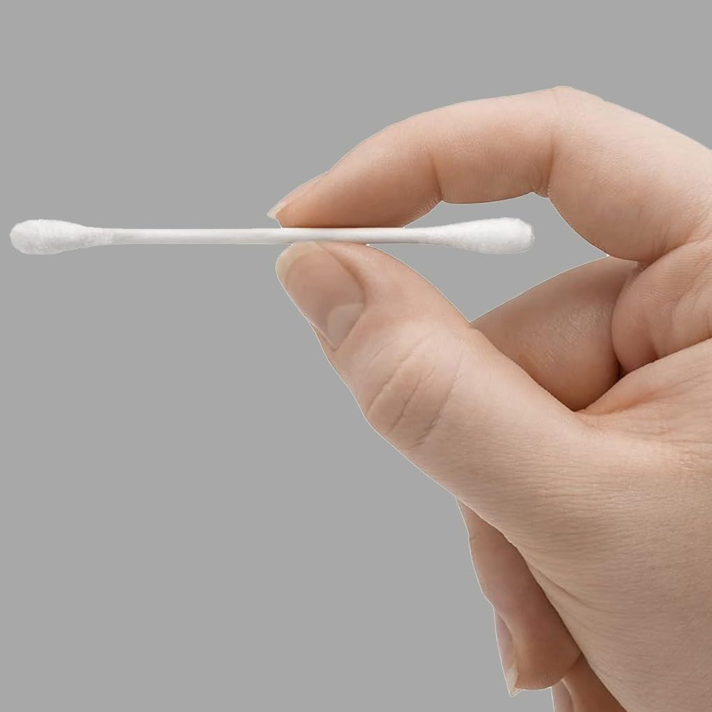 Amazon Basics Double-Tipped Cotton Swabs for Personal Hygiene... - Amazon Basics Official Product View 5