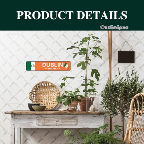 Irish Pub Decor - Dublin, Ireland, Flag, Clover, Gifts - Irish - Product Imagery