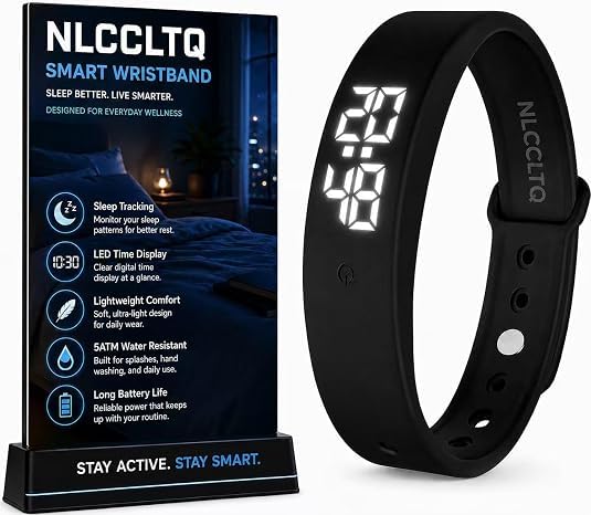 NLCCLTQ Vibrating Alarm Wristband Effective Alarm Clocks for Deep Slee - View 1