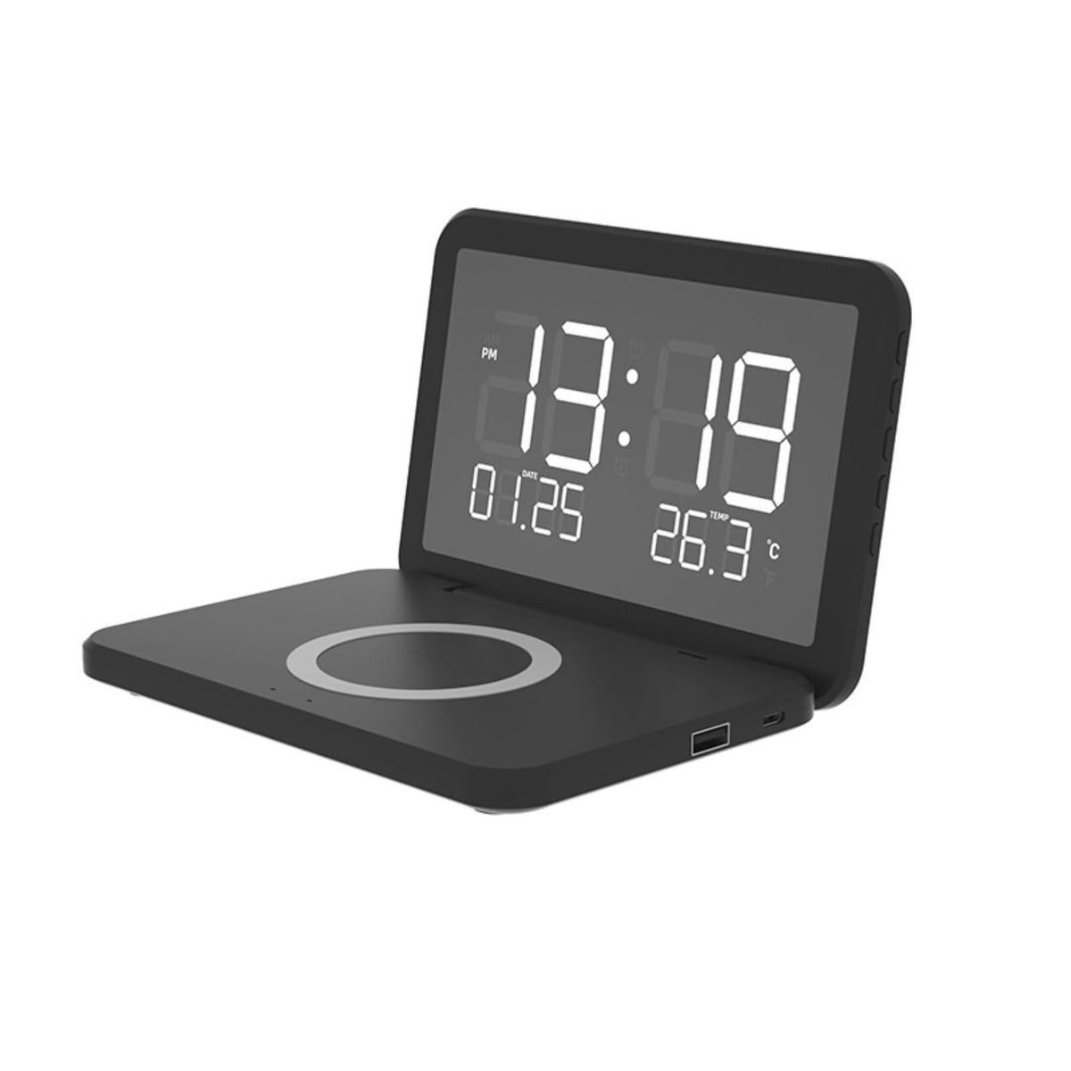 ciciglow Digital Clock with WL Charger WL Charging Station - ciciglow Official Imagery - 1