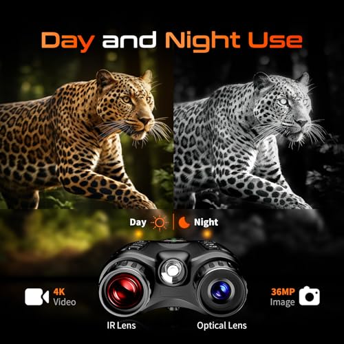 GOYOJO Night Vision Goggles — 4K Night Vision Binoculars - Product Imagery