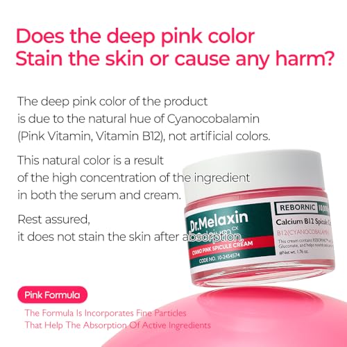 n Cyano Pink Spicule Cream with Calcium & Vitamin B12, Spicule - Product Imagery