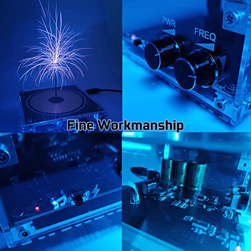 ALKISTA Tesla Coil Musical Speaker Plasma Storm Cool Desktop - Product Imagery