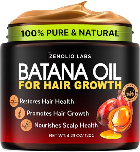 Zenolio Labs Batana Oil for Hair Growth - 100% Pure & Unrefined Raw Dr Sebi Bota - Zenolio Labs Official Product View 1
