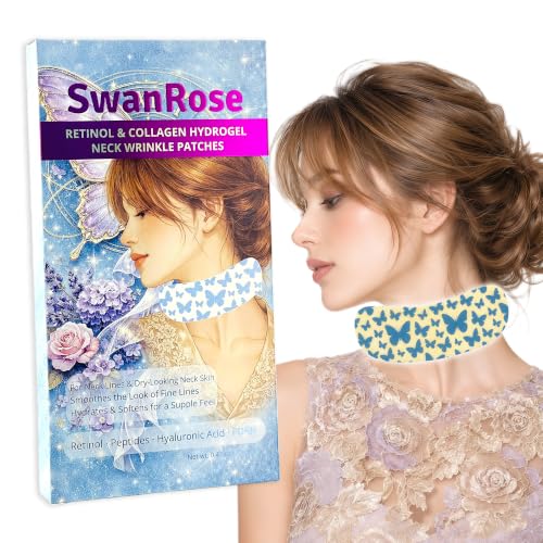 SwanRose Hydrogel Neck Wrinkle Patches Collagen Neck Mask - SwanRose Official Imagery - 1