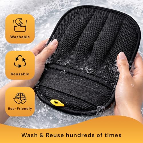 Wolfster Pet Hair Removal Gloves for Dogs & Cats - 2PCs - Product Imagery
