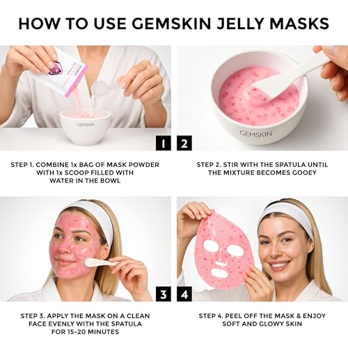 Jelly Mask for Facials Peel-Off - 10 Set Pack Modeling Rubber - Product Imagery