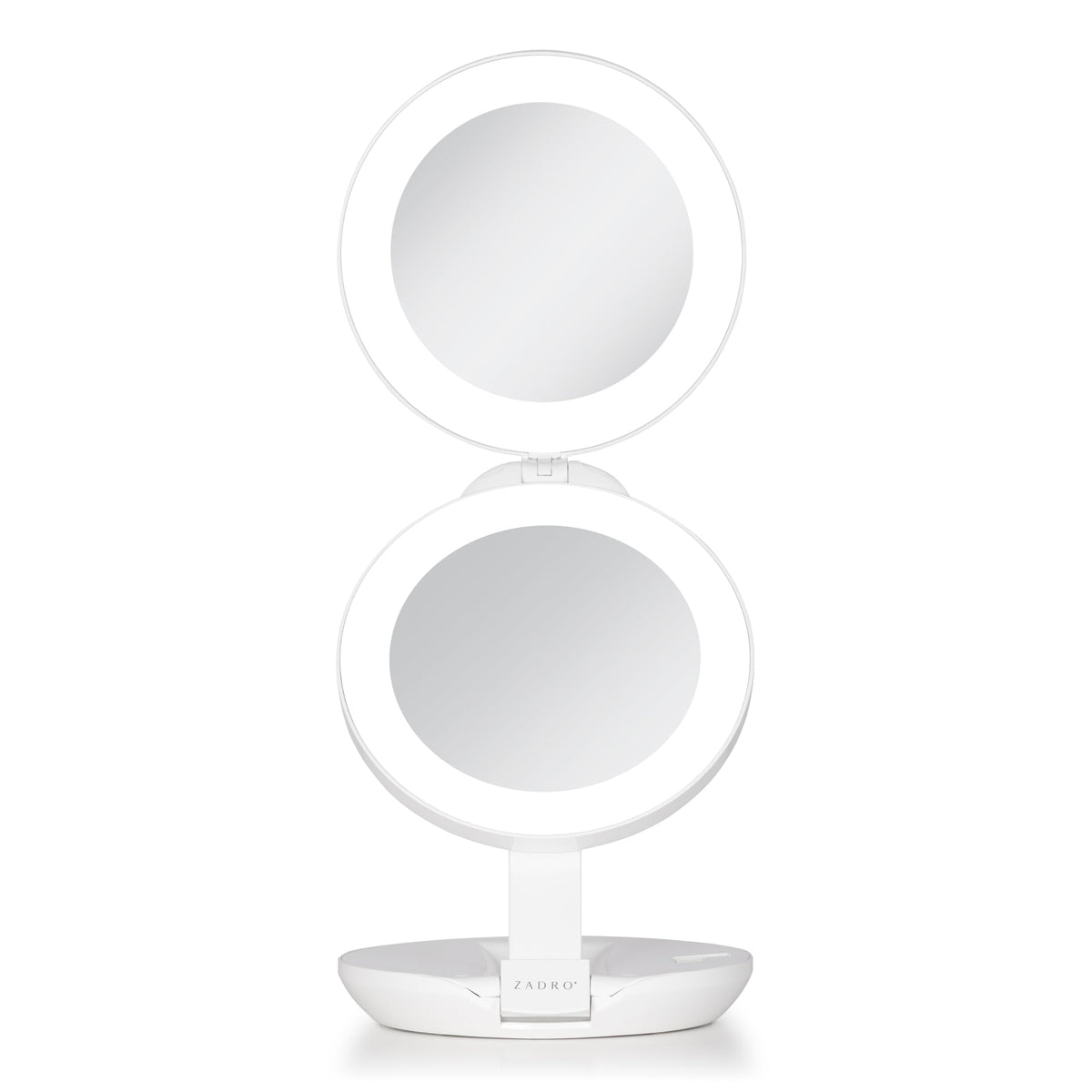 Zadro 4 5 Round LED Compact Mirror 10X 1X Travel Mirror with - Zadro Official Imagery - 5