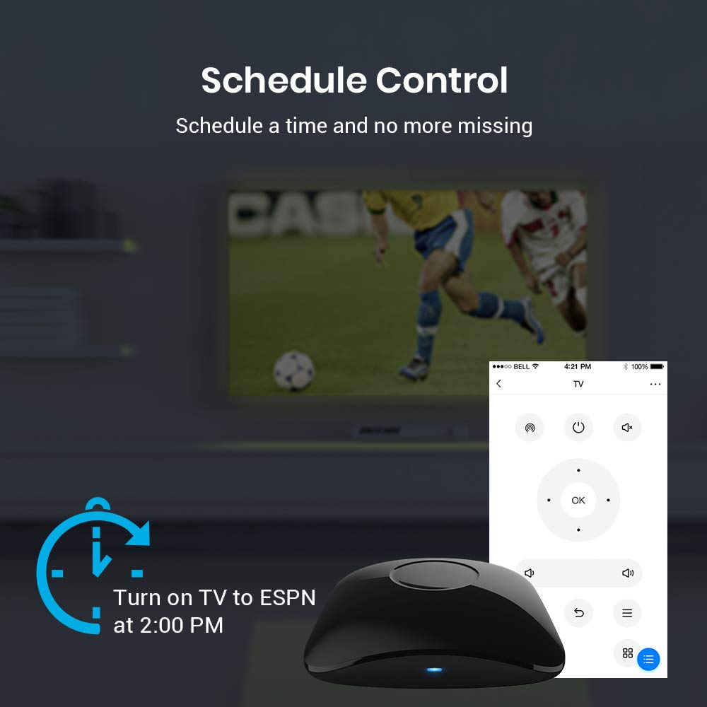 BroadLink RM4 pro Smart Home Hub with Sensor Cable IR RF - Broadlink Official Imagery - 6