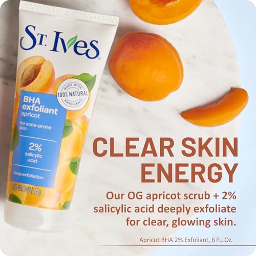 St. Ives Acne Control Apricot Face Scrub, Deep Exfoliator Skin - Product Imagery