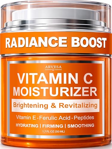 Arvesa Vitamin C Moisturizer for Face - Vitamin C Cream Brightening & Anti Aging - Arvesa Official Product View 1