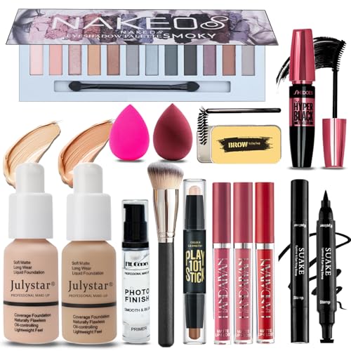 All in One Makeup Kit for Women Full Kit 12 Colors Eyeshadow - Geyomi Official Imagery - 1