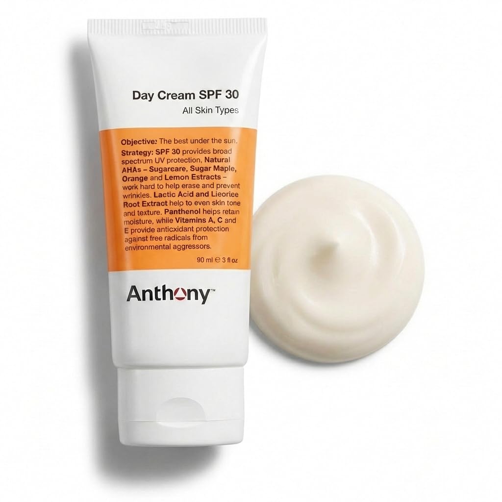 Anthony Day Cream SPF 30 Face Moisturizer, 3 Fl Oz - Anthony