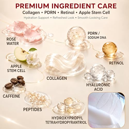Under Eye Patches for Puffy Eyes and Dark Circles, Collagen, Eye - Product Imagery