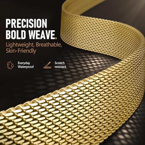Milanese Loop Metal Band for Samsung Galaxy Watch 8 9/8 Classic - Product Imagery