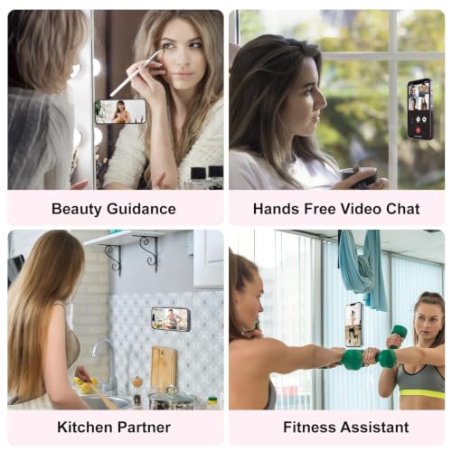 Giumel 8PCS Silicone Suction Phone Case Mount, Non Slip Suction - Product Imagery