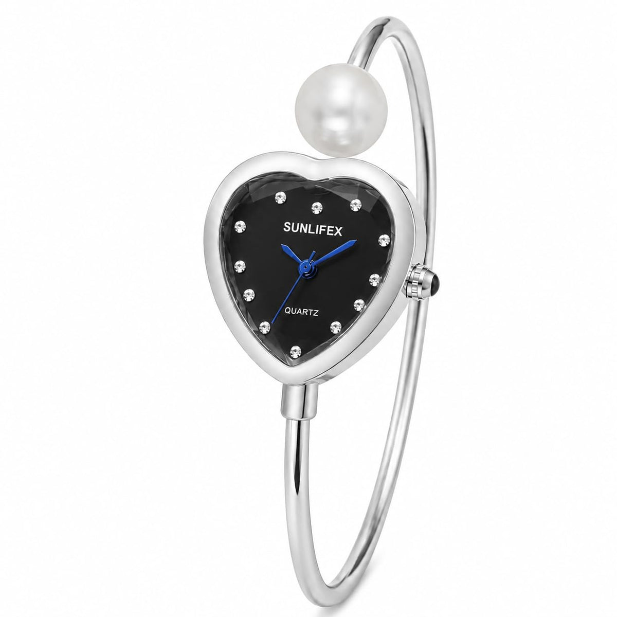 MASTOP Heart Shaped Bracelet Watch for Women Dainty Gold - MASTOP Official Imagery - 7