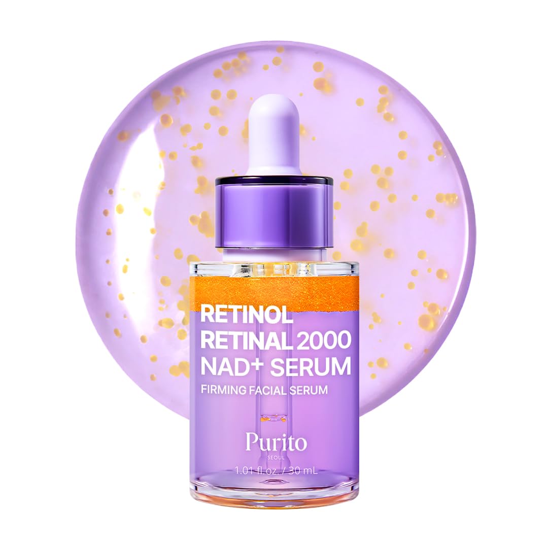 PURITO Retinol + Retinal Serum for Sensitive Skin, 1.01 fl.oz - Product Imagery