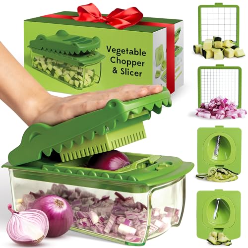 Fullstar X OTOTO Croc Chop - Vegetable Chopper & Spiralizer - Product Imagery