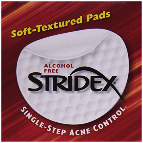 Stridex Maximum Acne Pads, Alcohol Free Salicylic Acid Pads for - Product Imagery