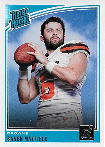 Baker Mayfield 2018 Donruss Short Printed Mint RATED ROOKIE Card - Product Imagery