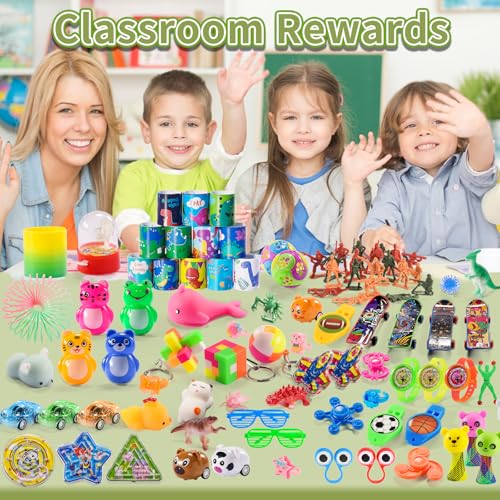 300 PCS Party Favor for Kids Goodie Bags Stuffers, Treasure Box - Product Imagery