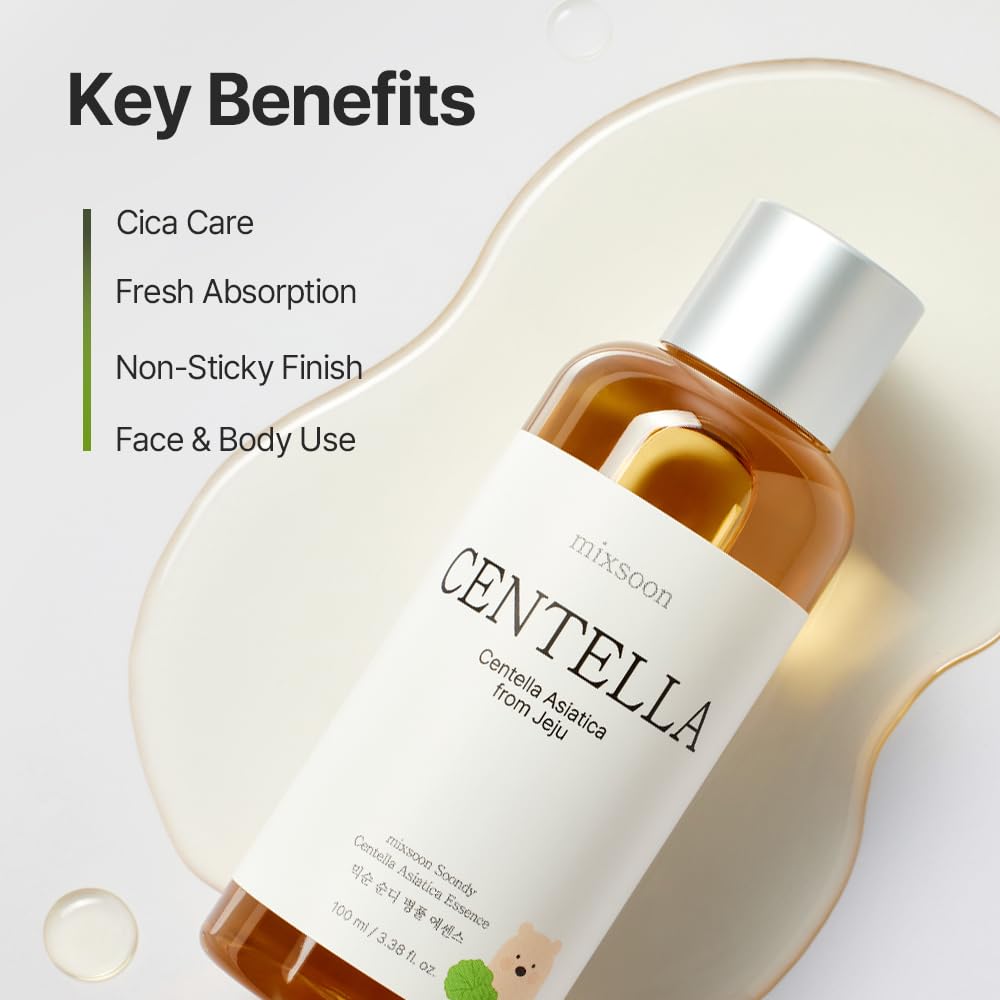 mixsoon Soondy Centella Asiatica Essence - Soothing & Calming and Hydrating for F - mixsoon Official Product View 5