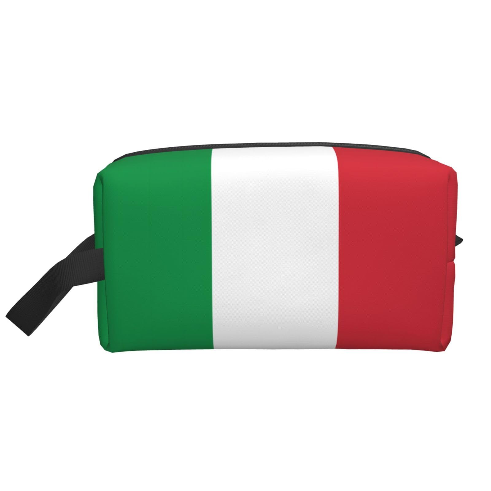SXZVVBN Italian flag Large Capacity Travel Toiletry Bag Durable Oxford Cloth Makeup Organizer Cosmetic Pouch