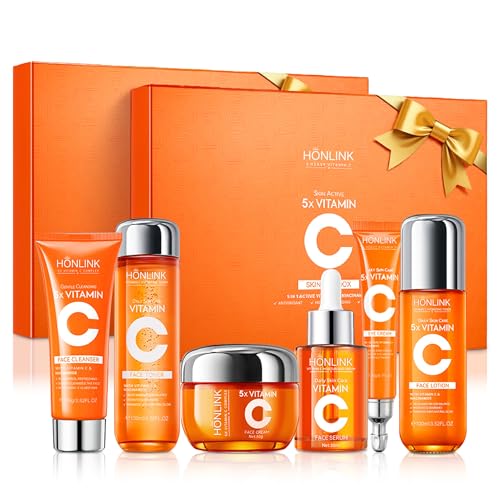 2 Box Glown 6-Piece Hydrating Skincare Set with Vitamin C & Niacinamid - View 1