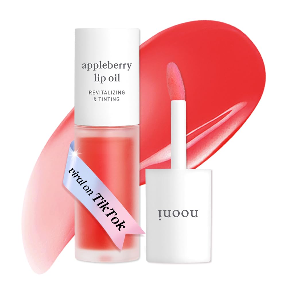 NOONI Korean Lip Oil - Appleberry Plumping & Hydrating Tinted - NOONI Official Product View 2