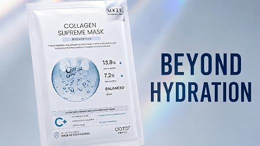 #OOTD Collagen Supreme Mask, Korean Hyaluronic Acid Face Mask,... - Product Imagery