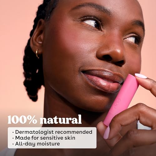 eos 100% Natural Lip Balms- Coconut Milk, Pineapple - Product Imagery