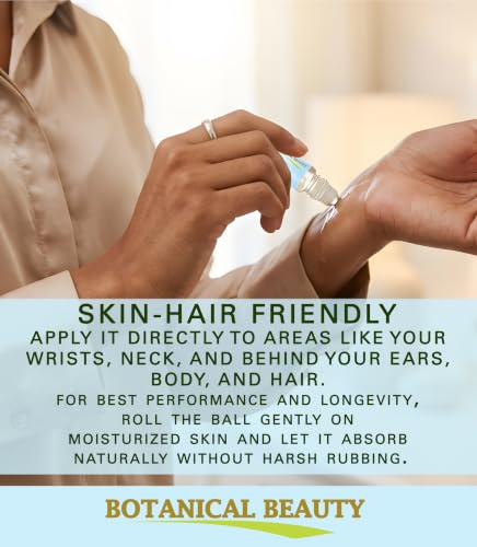 Botanical Beauty CASHMERE FRAGRANCE OIL ROLL-ON, Skin Friendly - Product Imagery