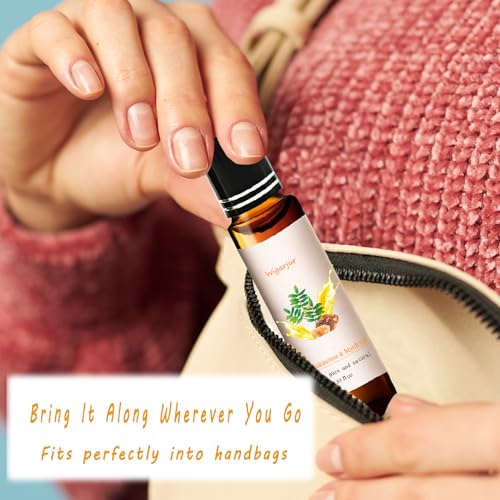 2 Pack Frankincense & Myrrh Essential Oil Blend Oils Roll On for - Product Imagery