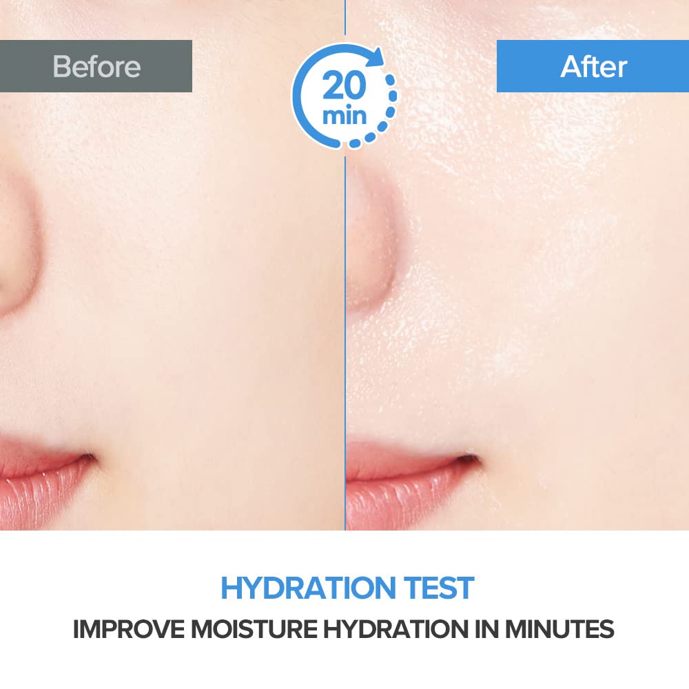 JMsolution Water Luminous SOS Ringer Mask Plus (10 Sheets, 35ml Each) | Intensive Hydration & Soothing Care Korean Sheet Mask | Water Glow Skin Care | K-Beauty Face Mask - JMsolution Official Product View 4