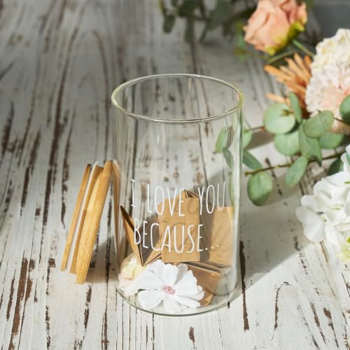 AW BRIDAL Reasons I Love You Memory Jar Gifts for Boyfriend Men - Product Imagery
