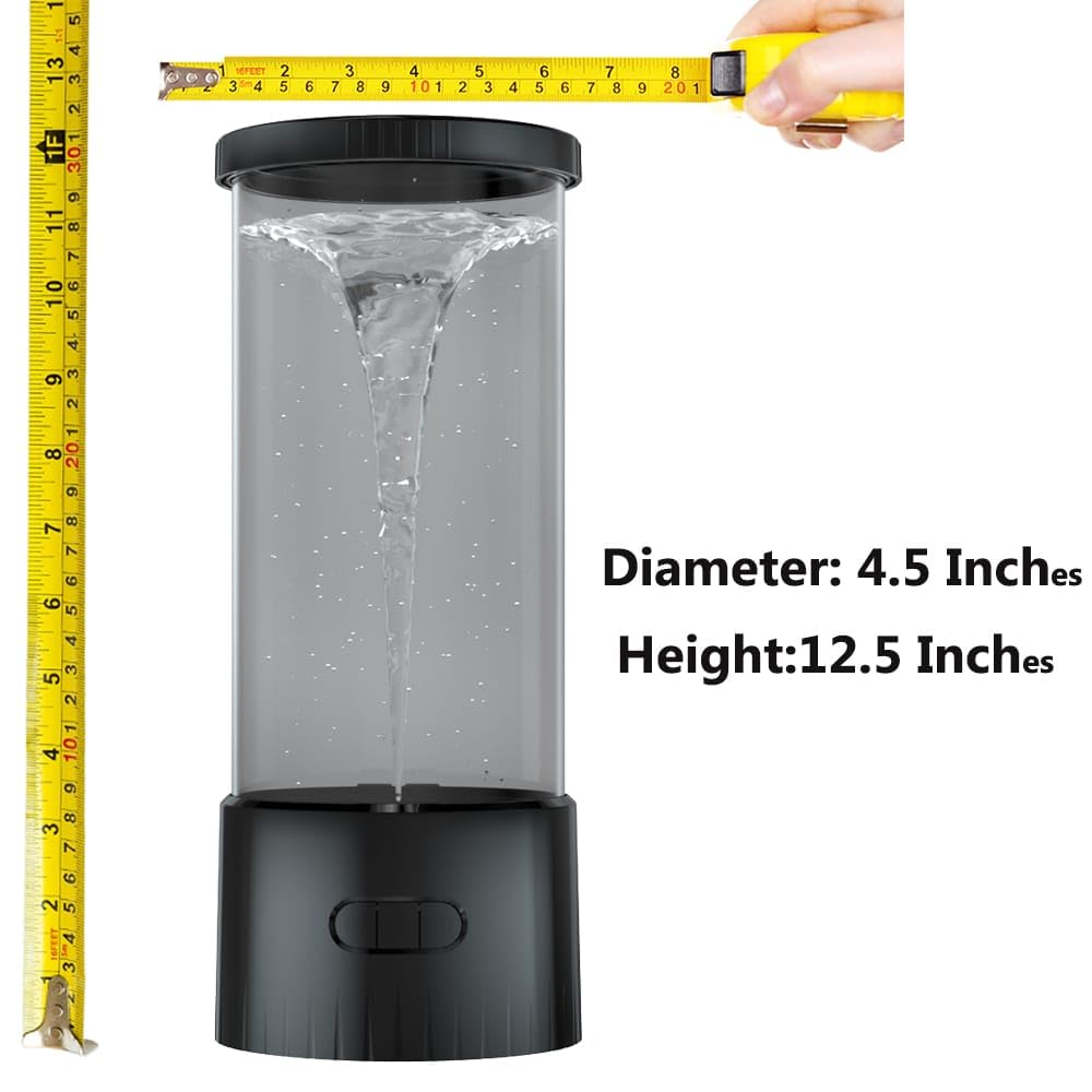 COLORLIFE Twister Water Vortex Lamp, Unique 7-Color Changing LED - COLORLIFE Official Product View 2