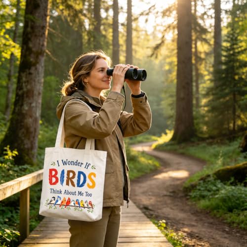 Funny Bird Lover Gifts for Women Men - Bird Watching Gifts Tote - Product Imagery