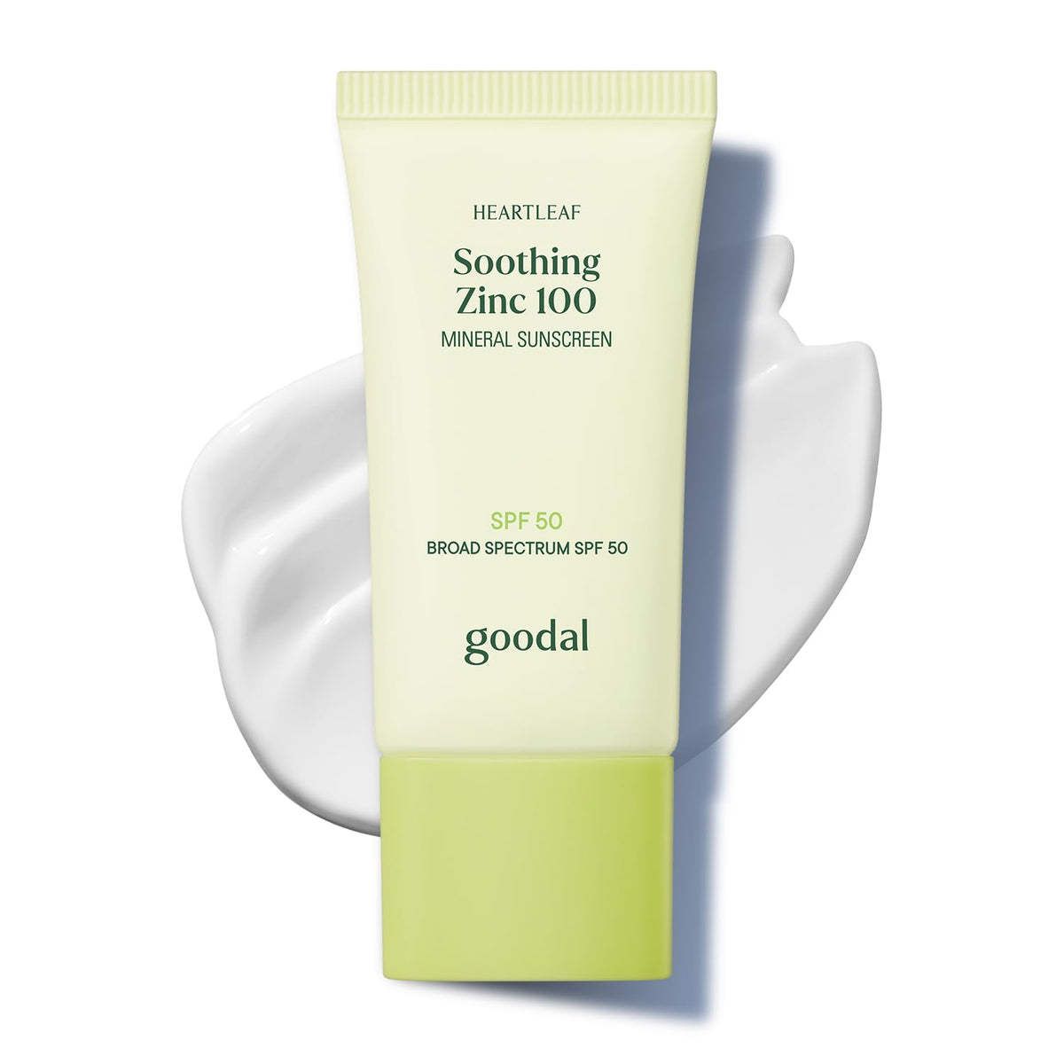 GOODAL Heartleaf Soothing Zinc 100 Mineral Sunscreen SPF 50 - GOODAL Official Imagery - 2