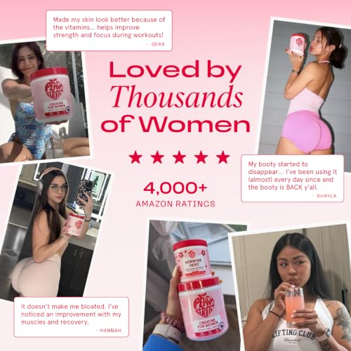 Peach Perfect Creatine for Women – Micronized Creatine - Product Imagery