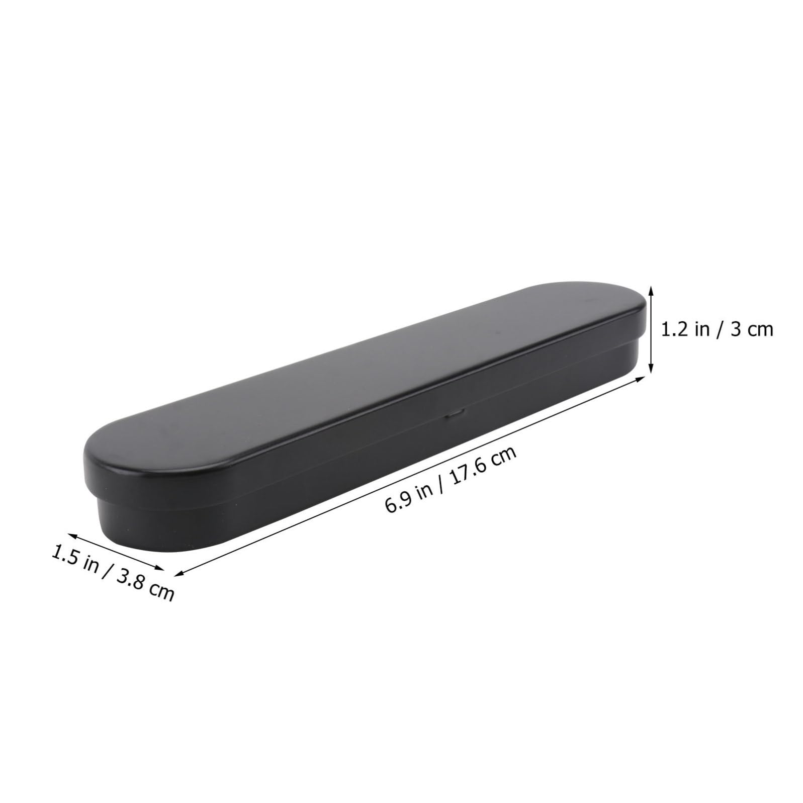 PRETYZOOM 5 Pcs Eyelash Extension Tweezers Storage Box, Dual-compartment Portable Metal Makeup Tool Organizer Case, Anti-shock Flip-top Tweezer Holder for Salon and Travel