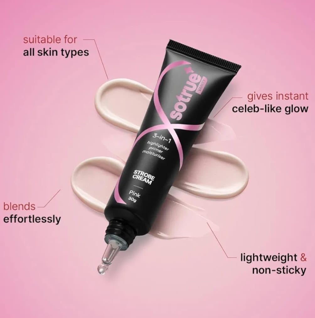 trending glow cream - 3 in 1 primer highlighter moisturizer - Generic Official Product View 4