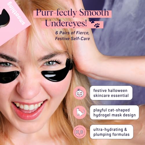 SpaLife Cat Smoothing Korean Eye Patches | Halloween Gifts For - Product Imagery