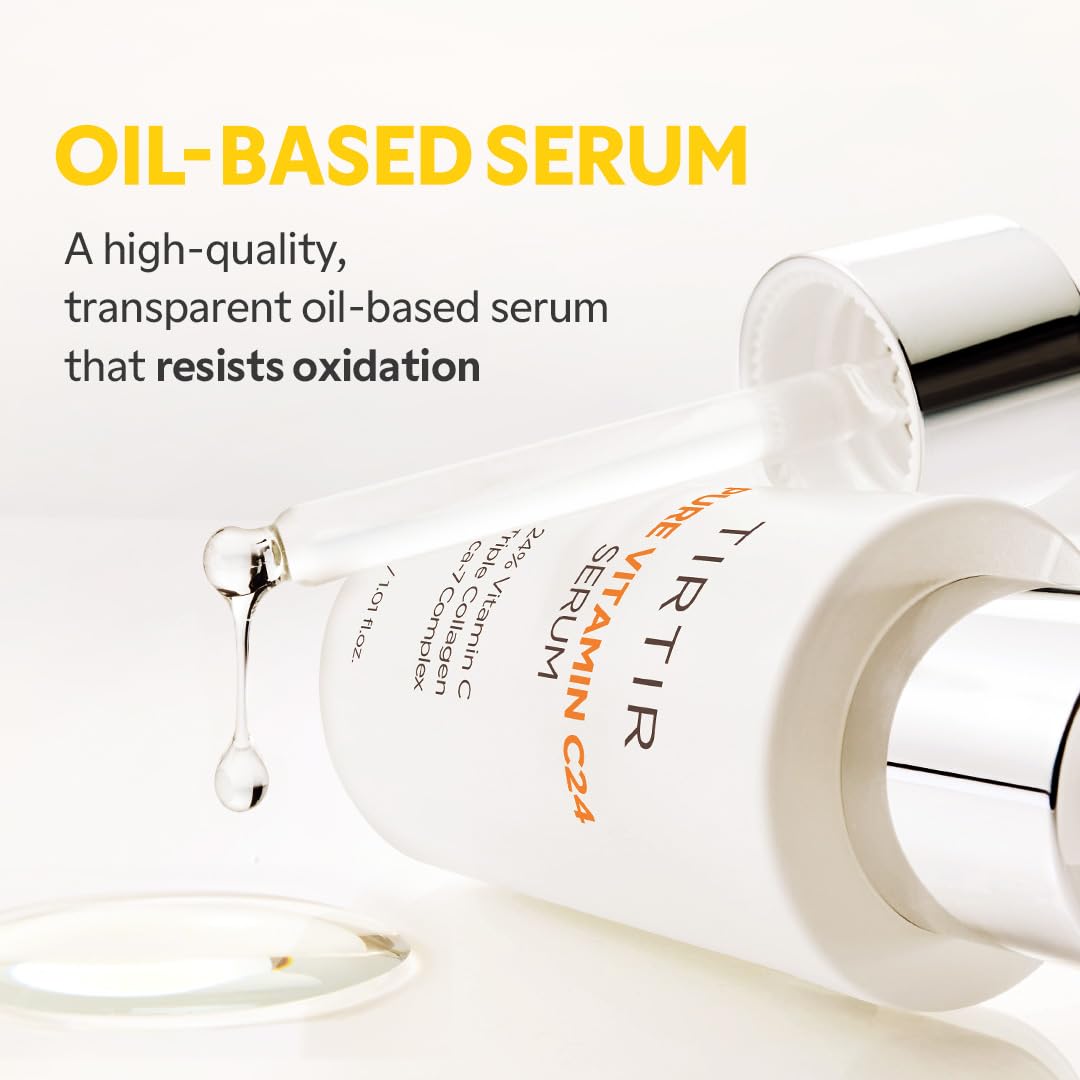 TIRTIR Pure Vitamin C 24% Face Serum – Dark Spot Remover for - TIRTIR