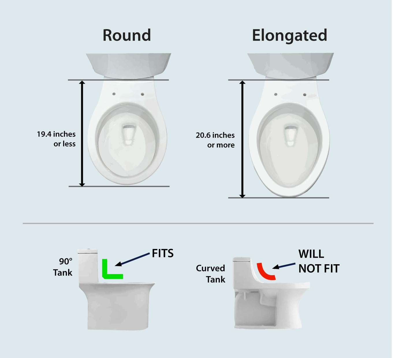 Lotus Bidet ATS-850 Elongated | Slim Heated Toilet Seat with Adjustable Warm Wat - Lotus Official Product View 2
