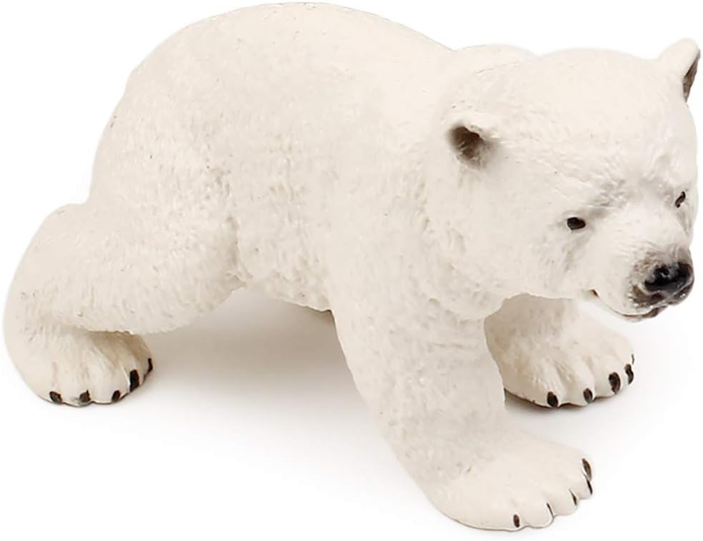 UANDME polar animal toy figurines set featuring polar bear family and emperor penguin family figures on a white background.