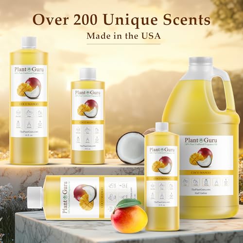Coco Mango Fragrance Oil 4 fl. oz. Scented Oil for DIY Soap - Product Imagery