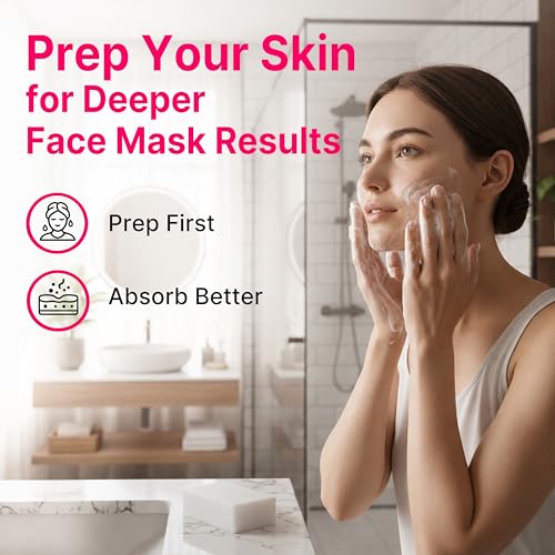 Face Mask Skin Prep Soap Bar - Prepare the Skin for Deeper Face - Product Imagery