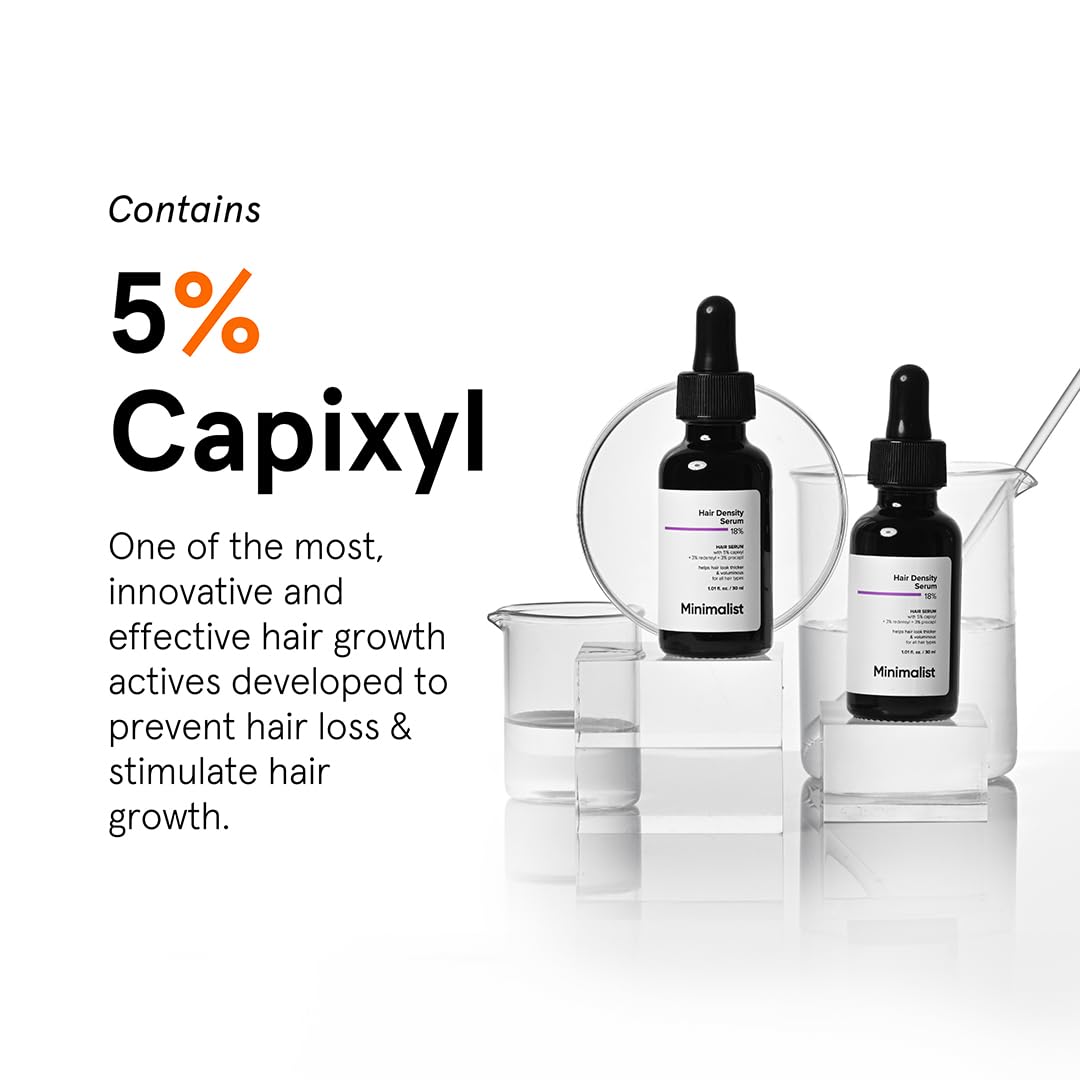 Minimalist Hair Density Serum 18% - Hair Growth Serum With Procapil & Capi - Minimalist Official Product View 8