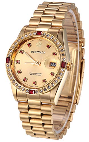 MASTOP Luxury Casual Sports Women's Men's Diamond Stainless - Product Imagery